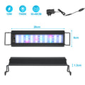 LED Aquariumbeleuchtung Vollspektrum mit Timer – 10–45 W, 30–130 cm