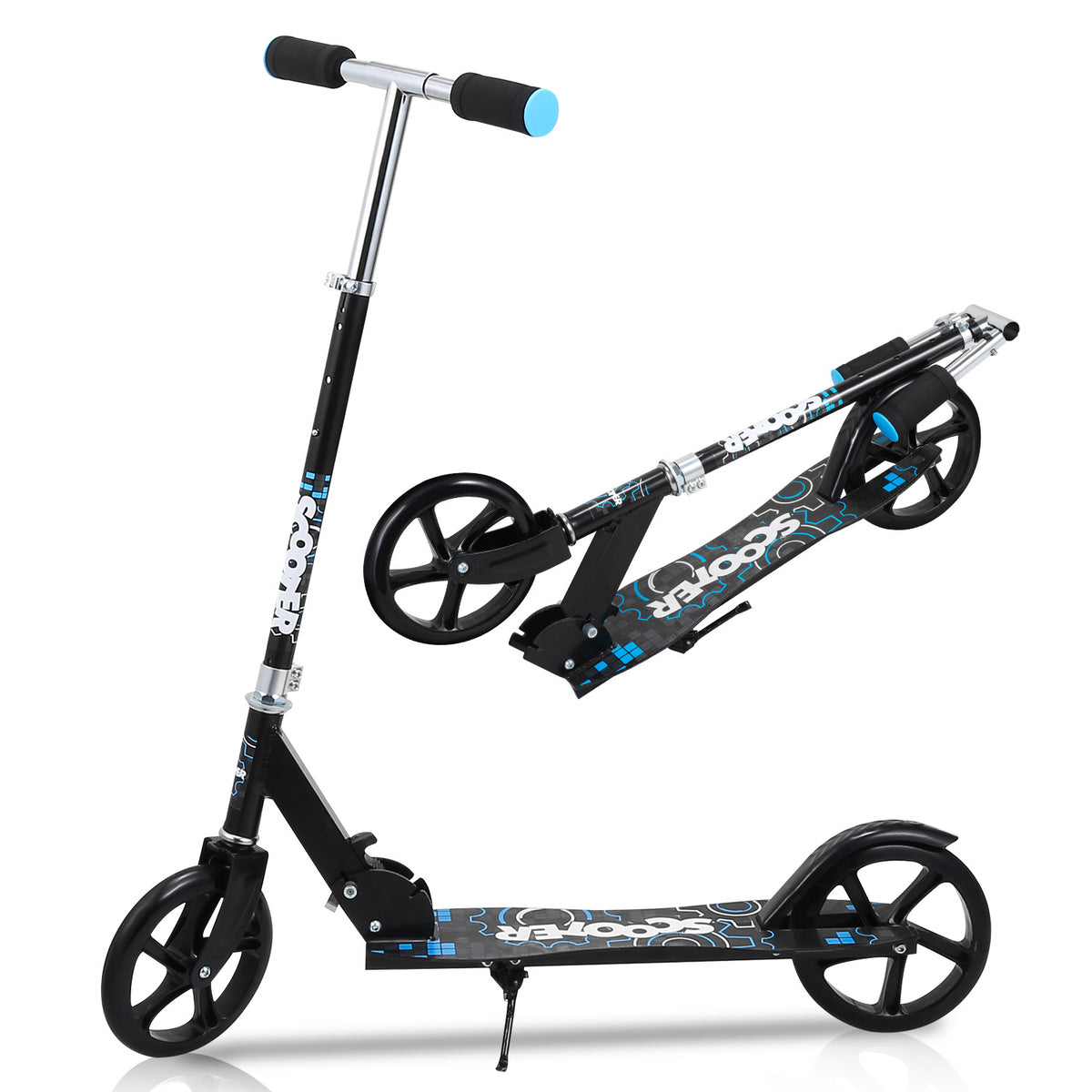 Kinderroller klappbar mit höhenverstellbarem Lenker, ABEC-7 Kugellager, bis 100 kg