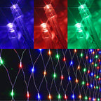 LED Lichternetz mit 8 Lichtmodi für Weihnachtsbeleuchtung
