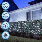 LED Lichternetz mit 8 Lichtmodi Warmweiß Kaltweiß oder Bunt