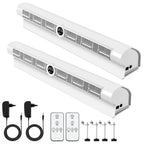 Heizkörperventilator mit Thermostat – 6 Lüfter, Fernbedienung, Mono-/Duo-Set