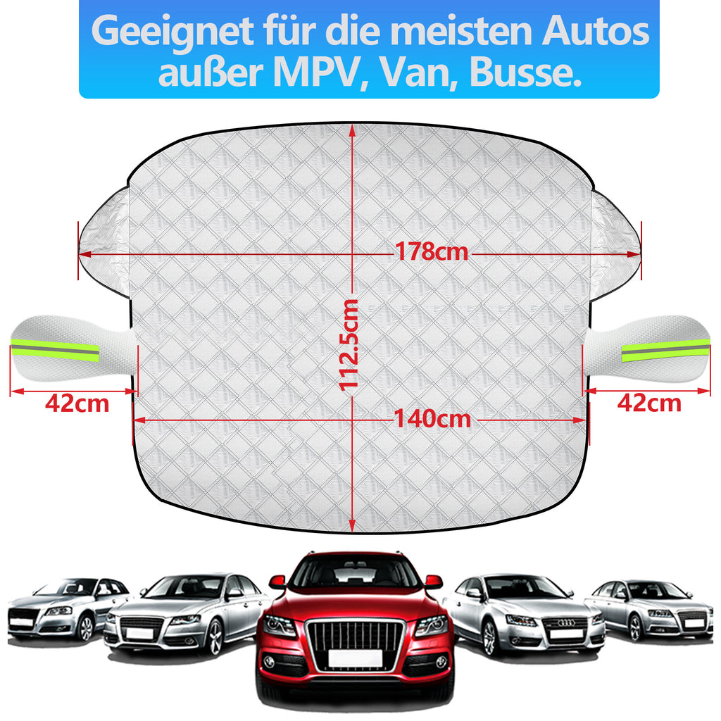 Auto Frontscheibenabdeckung für Sommer & Winter, 140 × 112,5 cm