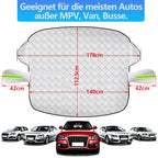 Auto Frontscheibenabdeckung für Sommer & Winter, 140 × 112,5 cm