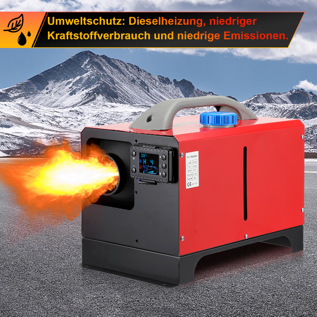 Diesel-Standheizung 8 kW 12 V mit LCD & Fernbedienung