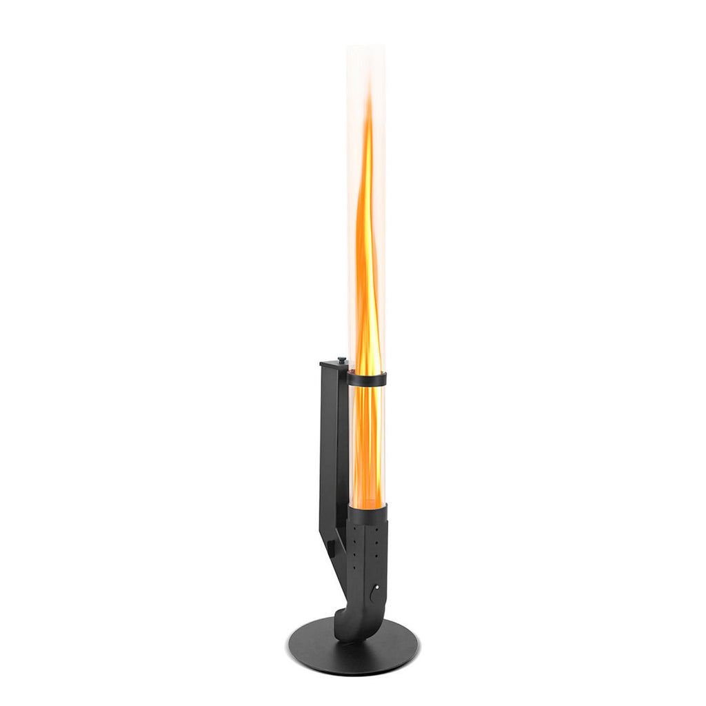 Pellet-Feuersäule mit Glasrohr 131,5 cm – Pelletfackel für Garten & Terrasse