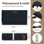 Elektrische Warmhalteplatte 240 W, 50–100 °C, faltbar mit Timer