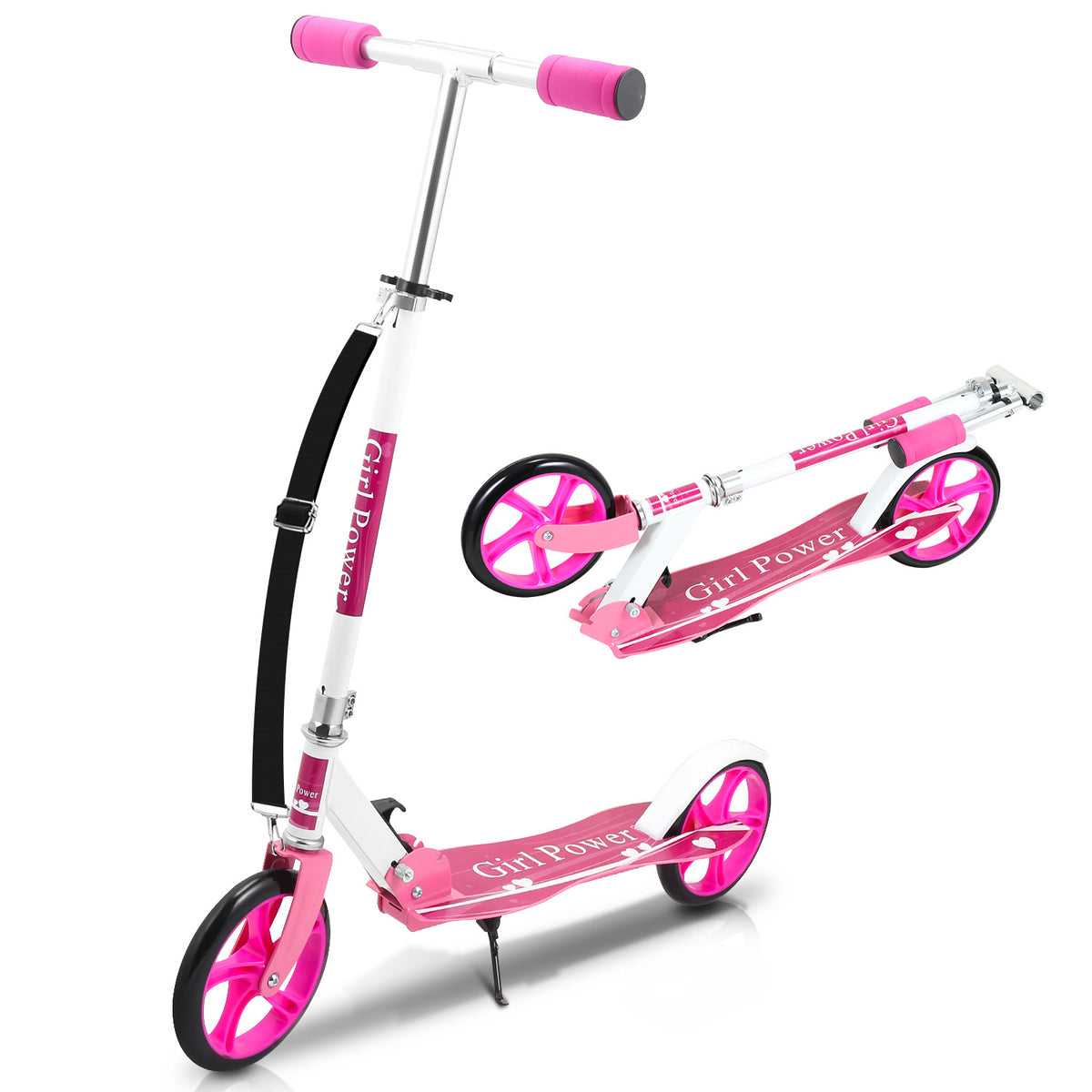 Kinderroller klappbar mit höhenverstellbarem Lenker, ABEC-7 Kugellager, bis 100 kg