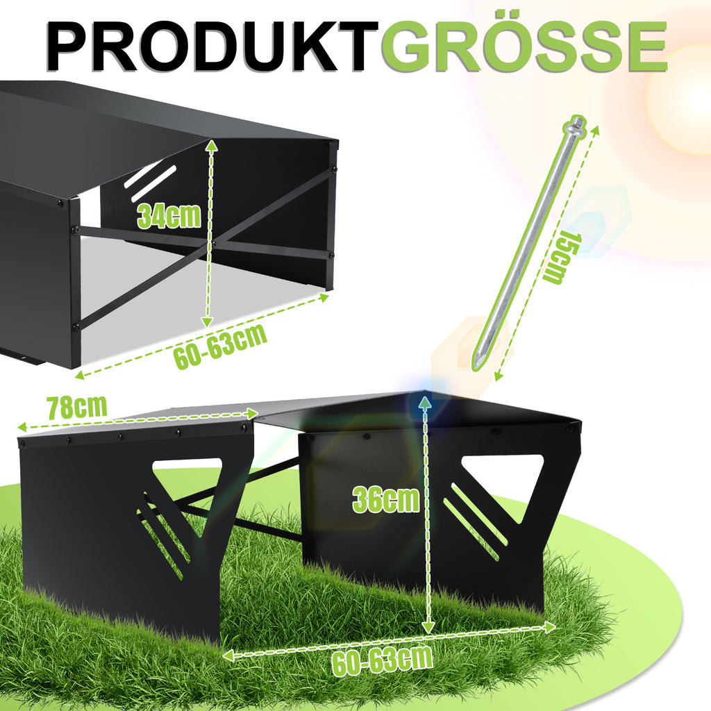 Mähroboter Garage 78 × 60–64 × 34 cm Abmessungen