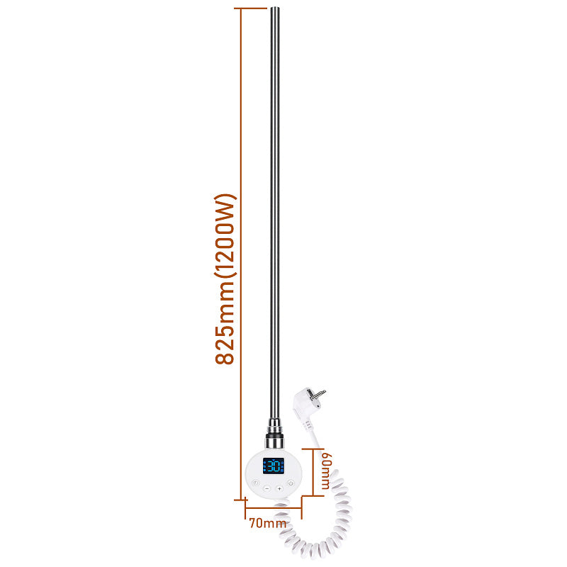 WLAN Heizstab 300–1200 W für Badheizkörper mit Thermostat & App