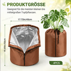 Pflanzen Winterschutz 2er Set – Wurzelschutzmatte oder Pflanzkübel-Schutzhülle