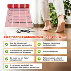 Elektrische Fußbodenheizung Heizmatte – Selbstklebend, verschiedene Größen