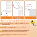WLAN Heizstab 300–1200 W für Badheizkörper mit Thermostat & App