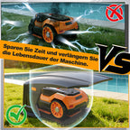 Cecaylie Mähroboter Garage 72×56×36 cm mit klappbarem Dach & UV-Schutz