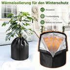 Runde Wurzelschutzmatte für Pflanzen im Winter