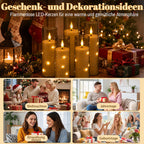 Flammenlose LED Kerzen mit Fernbedienung – 3/5er Set, Warmweiß
