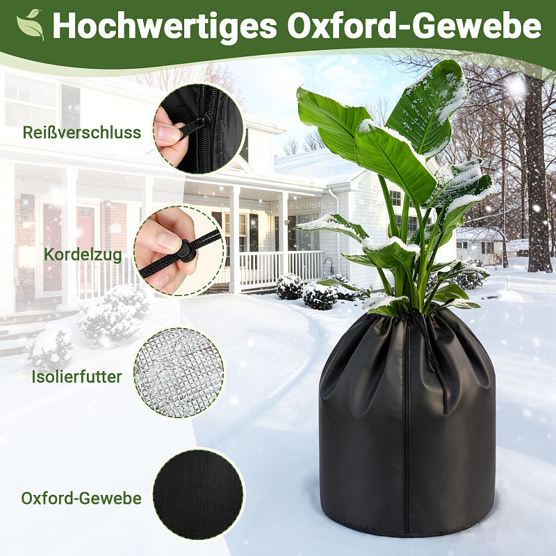 Pflanzen Winterschutz 2er Set – Wurzelschutzmatte oder Pflanzkübel-Schutzhülle