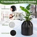 Pflanzen Winterschutz 2er Set – Wurzelschutzmatte oder Pflanzkübel-Schutzhülle