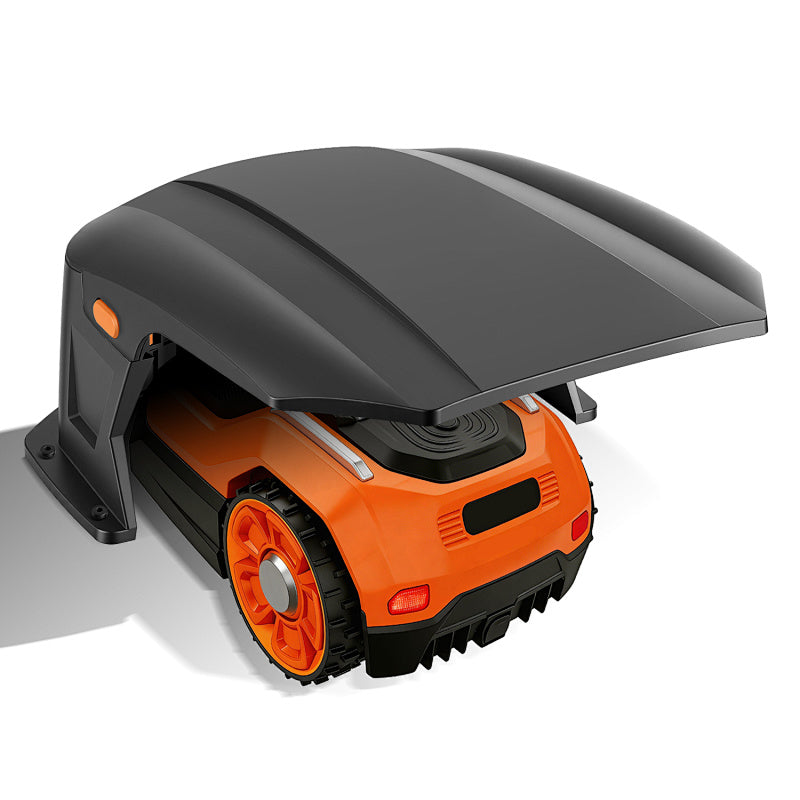 Cecaylie Mähroboter Garage 72x56x36 cm mit klappbarem PP Dach
