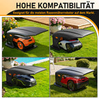 Cecaylie Mähroboter Garage 72×56×36 cm mit klappbarem Dach & UV-Schutz