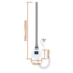 WLAN Heizstab 300–1200 W für Badheizkörper mit Thermostat & App